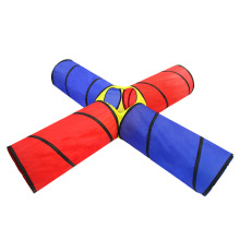 Wholesale custom portable kids foldable Indoor outdoor crawl through tunnel toys tents for Kids